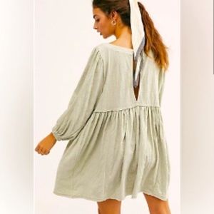 Free People Get Obsessed Dress in Sage - L